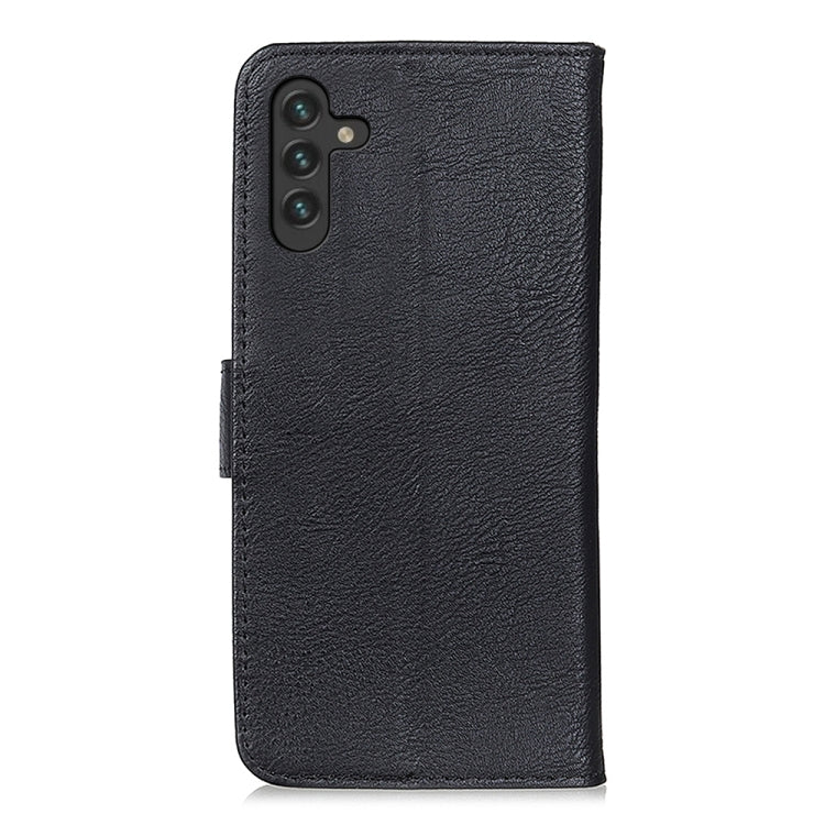 For Samsung Galaxy A13 5G KHAZNEH Cowhide Texture Horizontal Flip Leather Phone Case
