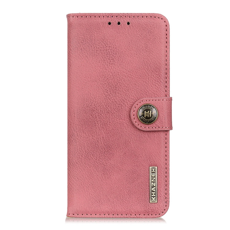 For Samsung Galaxy A13 5G KHAZNEH Cowhide Texture Horizontal Flip Leather Phone Case