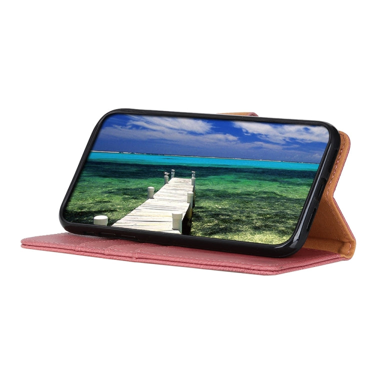 For Samsung Galaxy A13 5G KHAZNEH Cowhide Texture Horizontal Flip Leather Phone Case