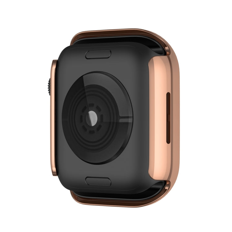Electroplating PC Double Rows Diamond Protective Case For Apple Watch Series 8 / 7 41mm