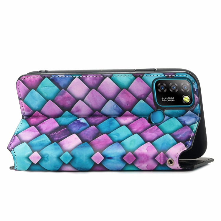 For Infinix Smart 5 Colorful Magnetic Horizontal Flip Leather Phone Case with Holder & Card Slot & Wallet