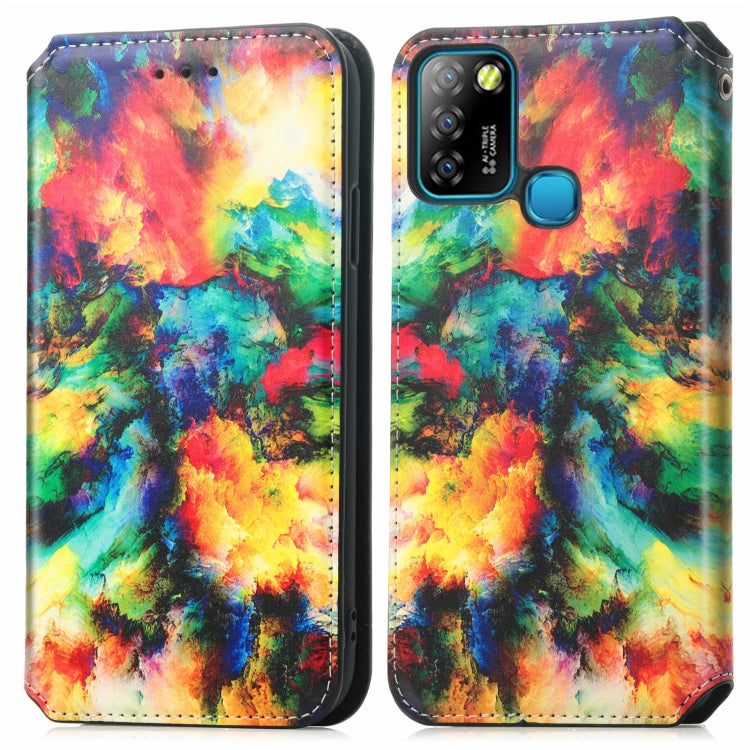 For Infinix Smart 5 Colorful Magnetic Horizontal Flip Leather Phone Case with Holder & Card Slot & Wallet