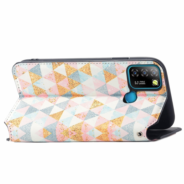 For Infinix Smart 5 Colorful Magnetic Horizontal Flip Leather Phone Case with Holder & Card Slot & Wallet