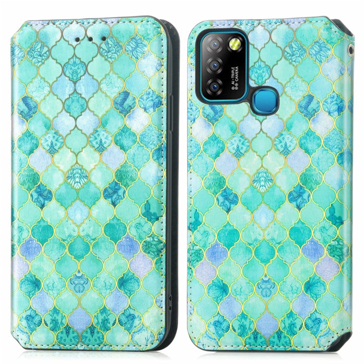 For Infinix Smart 5 Colorful Magnetic Horizontal Flip Leather Phone Case with Holder & Card Slot & Wallet