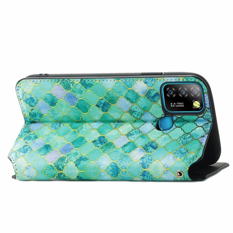 For Infinix Smart 5 Colorful Magnetic Horizontal Flip Leather Phone Case with Holder & Card Slot & Wallet