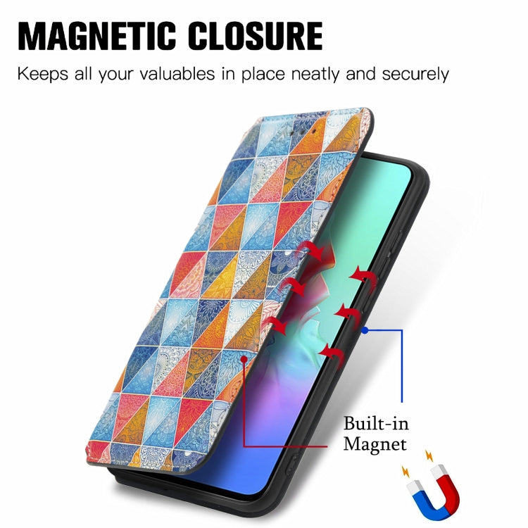 For Infinix Smart 5 Colorful Magnetic Horizontal Flip Leather Phone Case with Holder & Card Slot & Wallet