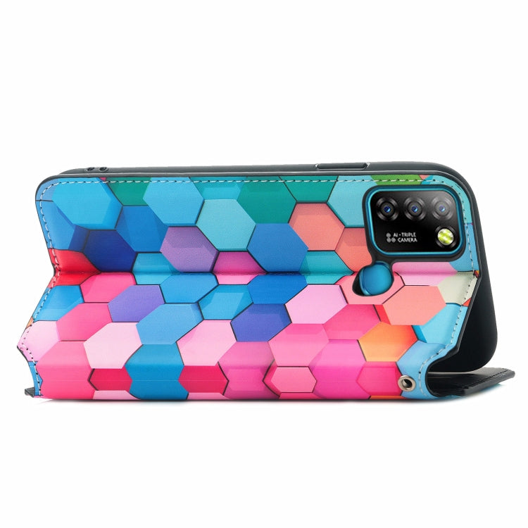 For Infinix Smart 5 Colorful Magnetic Horizontal Flip Leather Phone Case with Holder & Card Slot & Wallet