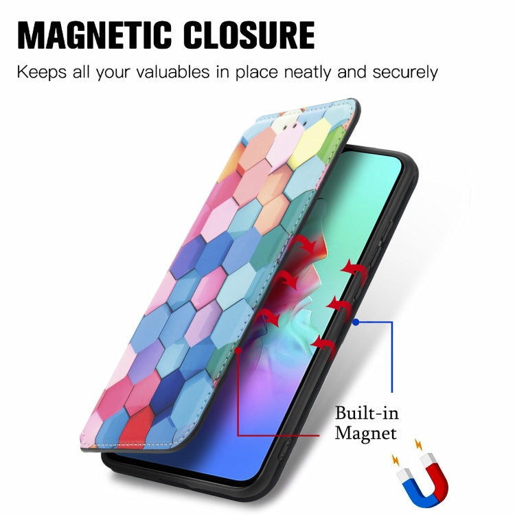 For Infinix Smart 5 Colorful Magnetic Horizontal Flip Leather Phone Case with Holder & Card Slot & Wallet