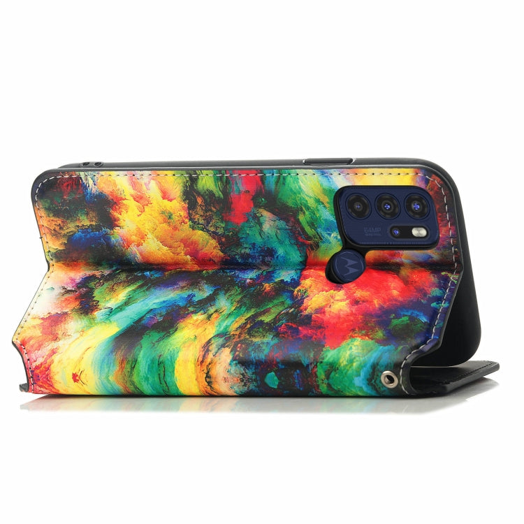 For Motorola Moto G60S Colorful Magnetic Horizontal Flip Leather Phone Case with Holder & Card Slot & Wallet