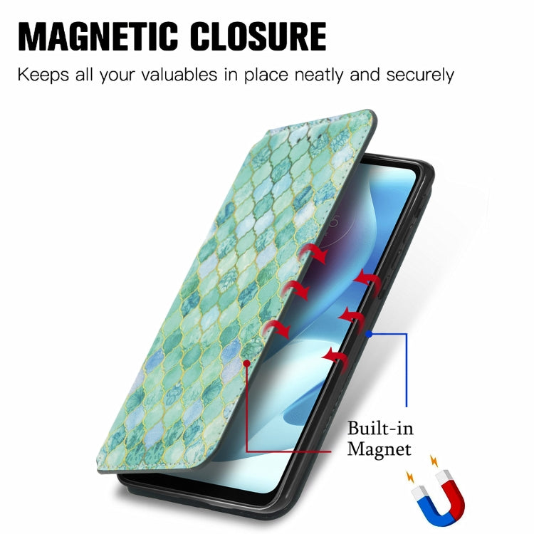 For Motorola Moto G60S Colorful Magnetic Horizontal Flip Leather Phone Case with Holder & Card Slot & Wallet