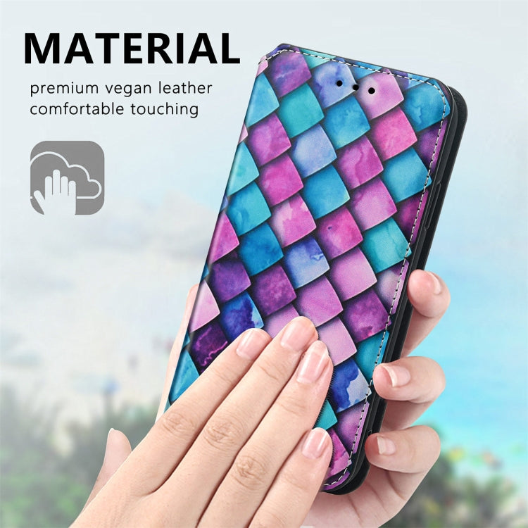 For Samsung Galaxy M21 2021 Colorful Magnetic Horizontal Flip Leather Phone Case with Holder & Card Slot & Wallet