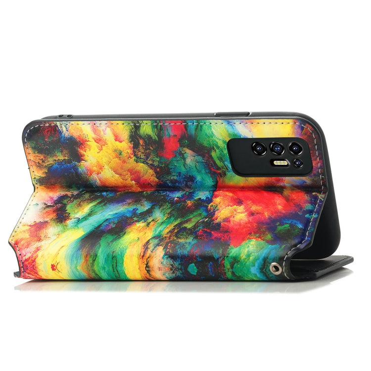 For Tecno Pova 2 Colorful Magnetic Horizontal Flip Leather Phone Case with Holder & Card Slot & Wallet