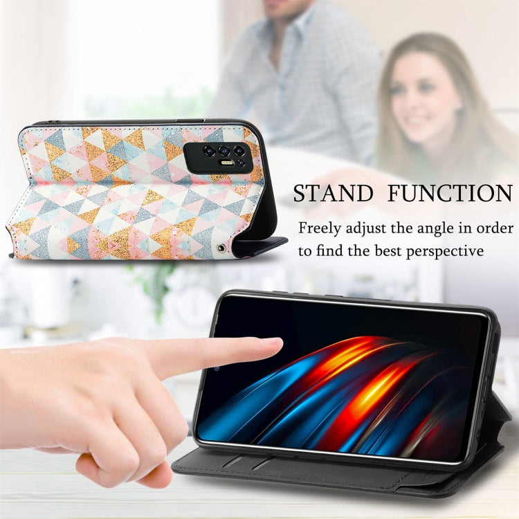 For Tecno Pova 2 Colorful Magnetic Horizontal Flip Leather Phone Case with Holder & Card Slot & Wallet