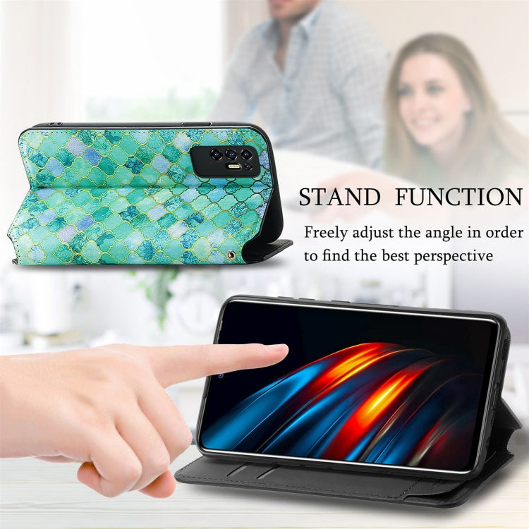 For Tecno Pova 2 Colorful Magnetic Horizontal Flip Leather Phone Case with Holder & Card Slot & Wallet