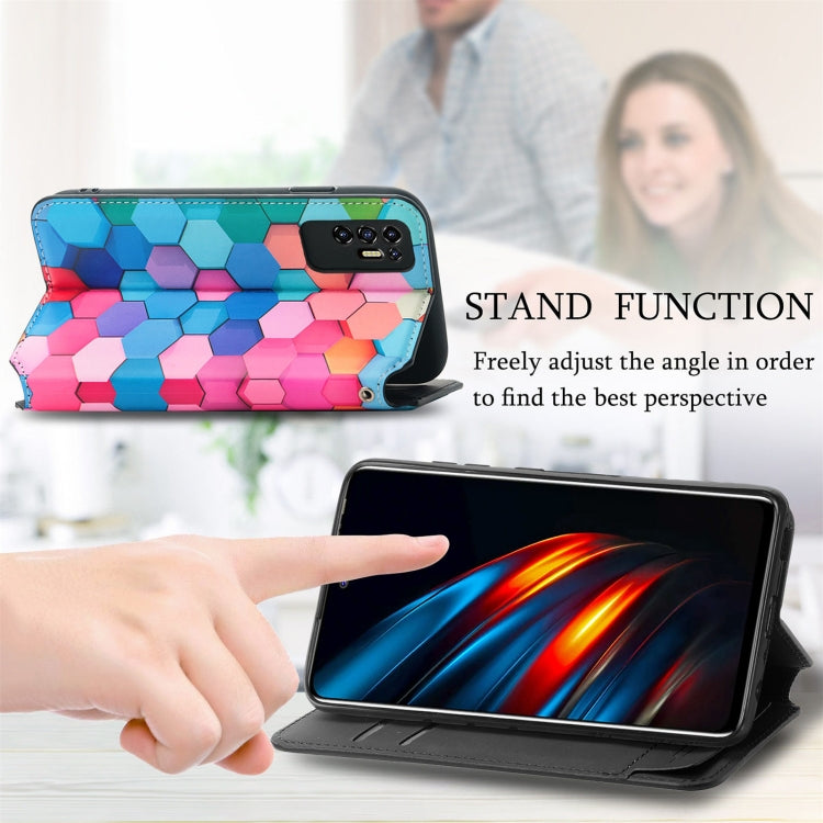 For Tecno Pova 2 Colorful Magnetic Horizontal Flip Leather Phone Case with Holder & Card Slot & Wallet
