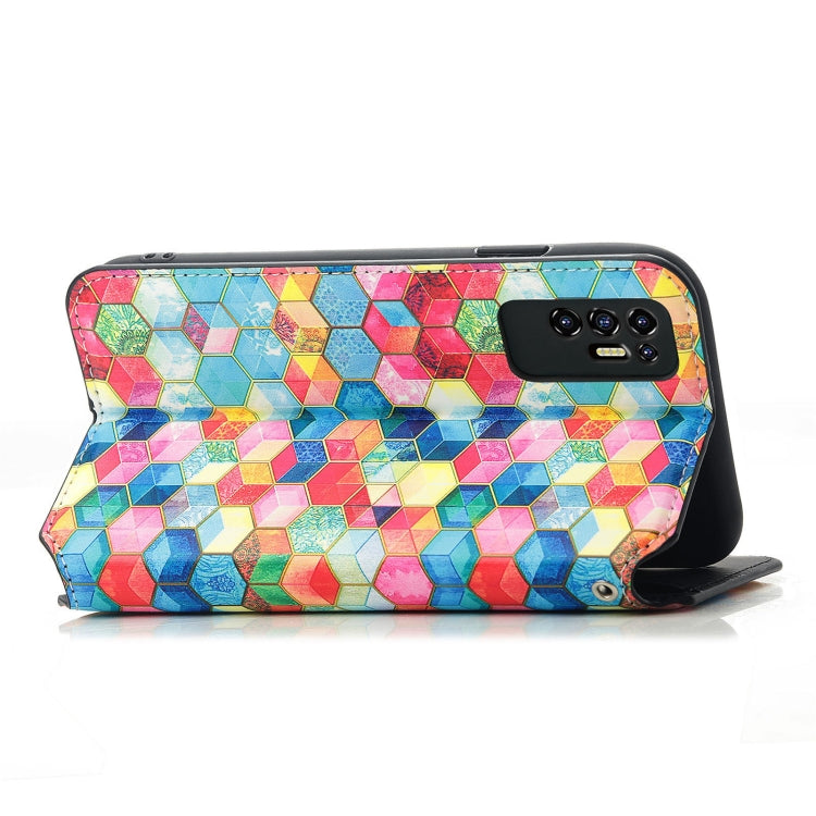 For Tecno Pova 2 Colorful Magnetic Horizontal Flip Leather Phone Case with Holder & Card Slot & Wallet