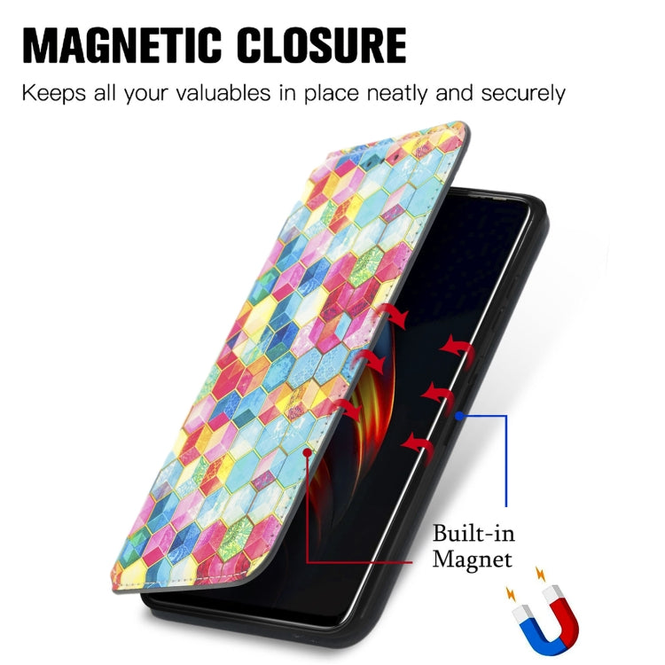 For Tecno Pova 2 Colorful Magnetic Horizontal Flip Leather Phone Case with Holder & Card Slot & Wallet