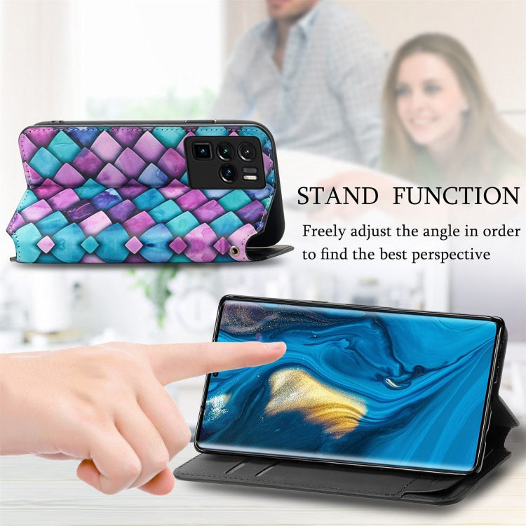 For ZTE Nubia Z30 Pro Colorful Magnetic Horizontal Flip Leather Phone Case with Holder & Card Slot & Wallet