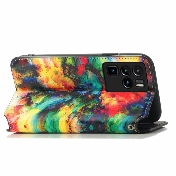 For ZTE Nubia Z30 Pro Colorful Magnetic Horizontal Flip Leather Phone Case with Holder & Card Slot & Wallet