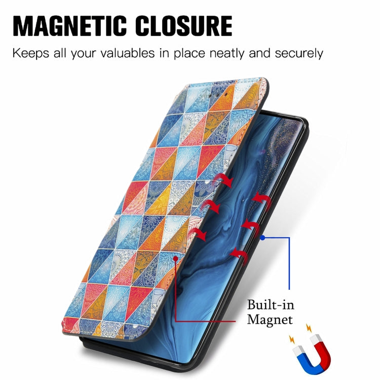 For ZTE Nubia Z30 Pro Colorful Magnetic Horizontal Flip Leather Phone Case with Holder & Card Slot & Wallet