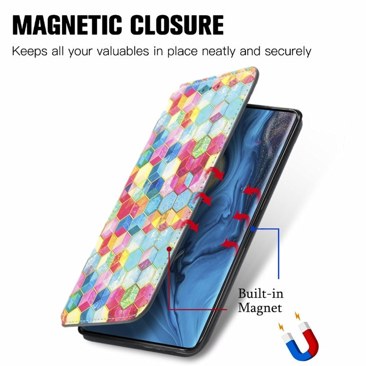 For ZTE Nubia Z30 Pro Colorful Magnetic Horizontal Flip Leather Phone Case with Holder & Card Slot & Wallet