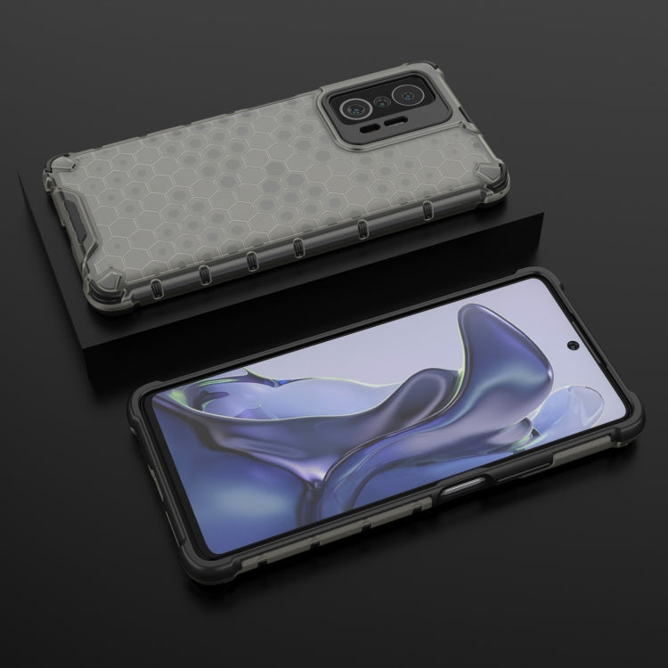 For Xiaomi Mi 11T / 11T Pro Shockproof Honeycomb PC + TPU Phone Case
