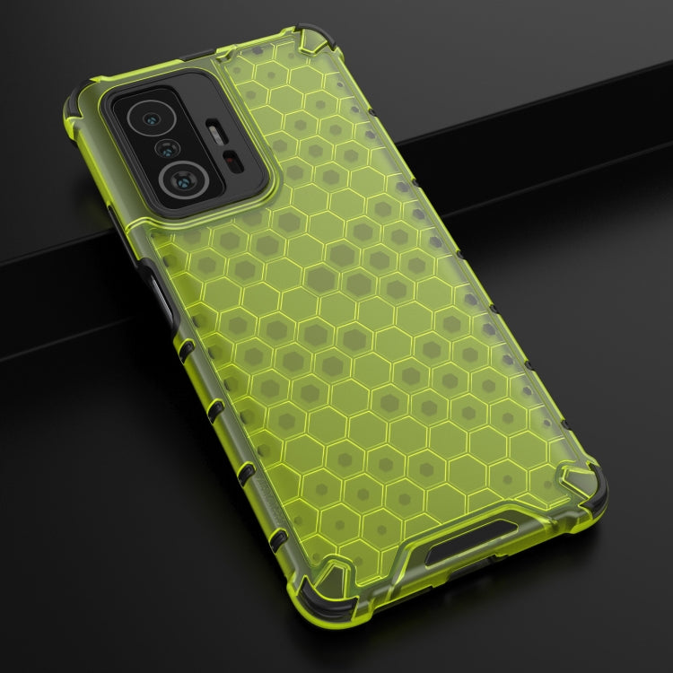 For Xiaomi Mi 11T / 11T Pro Shockproof Honeycomb PC + TPU Phone Case