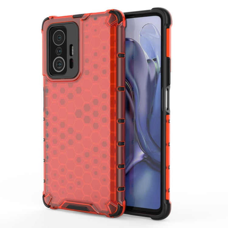 For Xiaomi Mi 11T / 11T Pro Shockproof Honeycomb PC + TPU Phone Case