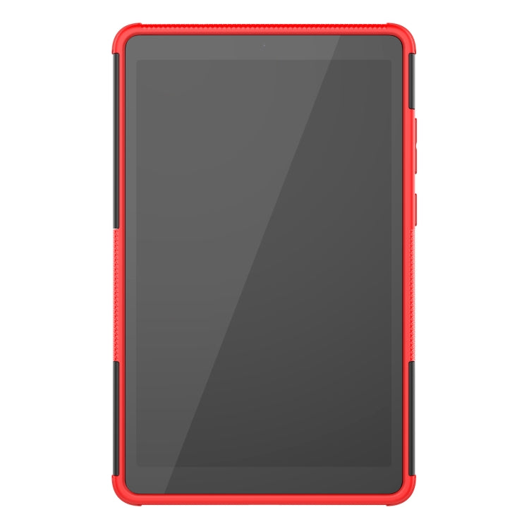 For Lenovo Tab M8 3rd Gen 8506 / M8 HD 8505 Tire Texture Shockproof TPU+PC Tablet Case with Holder
