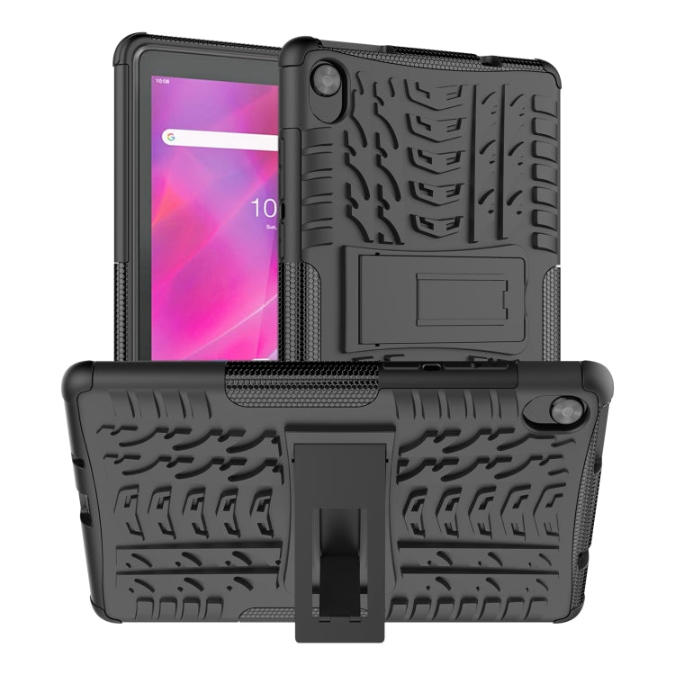 For Lenovo Tab M8 3rd Gen 8506 / M8 HD 8505 Tire Texture Shockproof TPU+PC Tablet Case with Holder