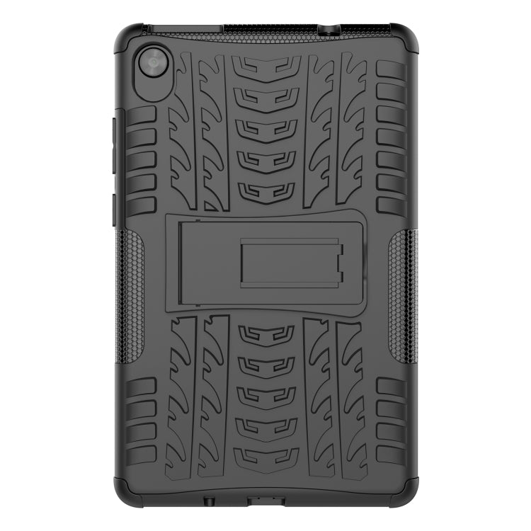 For Lenovo Tab M8 3rd Gen 8506 / M8 HD 8505 Tire Texture Shockproof TPU+PC Tablet Case with Holder