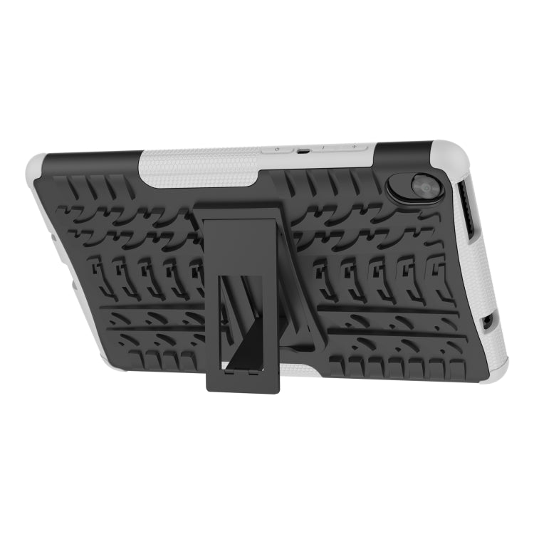 For Lenovo Tab M8 3rd Gen 8506 / M8 HD 8505 Tire Texture Shockproof TPU+PC Tablet Case with Holder