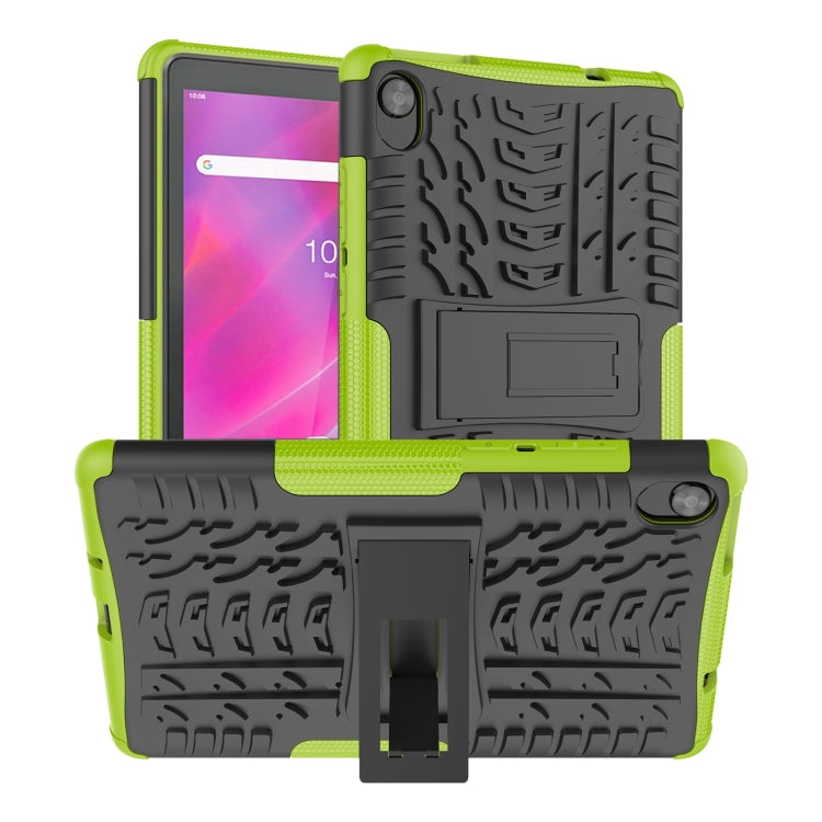 For Lenovo Tab M8 3rd Gen 8506 / M8 HD 8505 Tire Texture Shockproof TPU+PC Tablet Case with Holder
