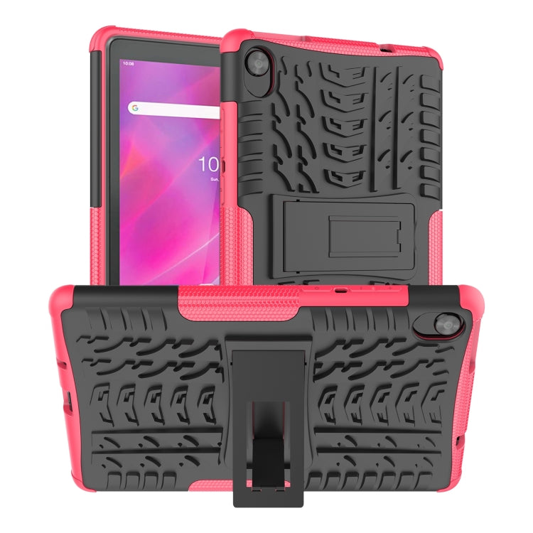 For Lenovo Tab M8 3rd Gen 8506 / M8 HD 8505 Tire Texture Shockproof TPU+PC Tablet Case with Holder