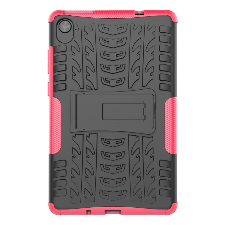 For Lenovo Tab M8 3rd Gen 8506 / M8 HD 8505 Tire Texture Shockproof TPU+PC Tablet Case with Holder