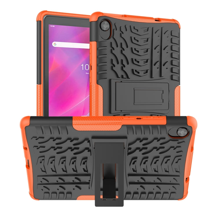 For Lenovo Tab M8 3rd Gen 8506 / M8 HD 8505 Tire Texture Shockproof TPU+PC Tablet Case with Holder