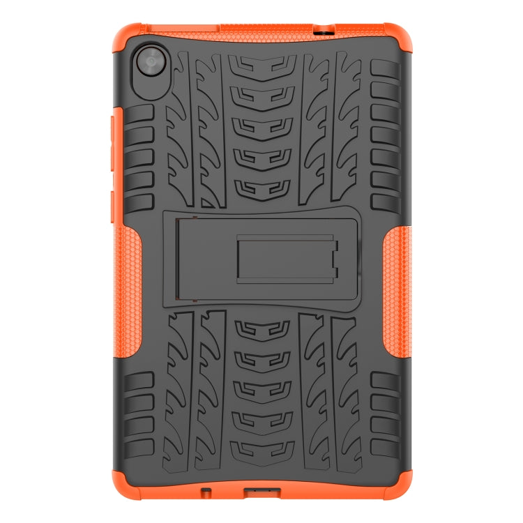 For Lenovo Tab M8 3rd Gen 8506 / M8 HD 8505 Tire Texture Shockproof TPU+PC Tablet Case with Holder