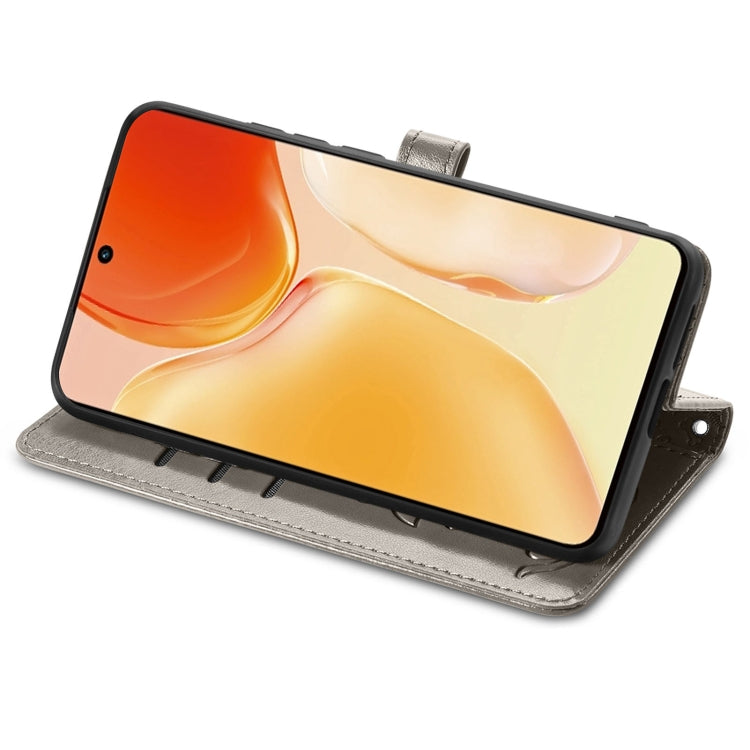 For vivo X70 Pro Lovely Cat and Dog Embossing Pattern Horizontal Flip Leather Phone Case with Holder & Card Slots & Wallet & Cartoon Clasp & Lanyard