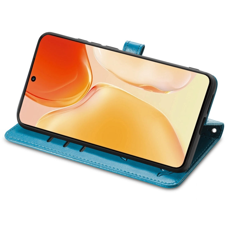 For vivo X70 Pro Lovely Cat and Dog Embossing Pattern Horizontal Flip Leather Phone Case with Holder & Card Slots & Wallet & Cartoon Clasp & Lanyard