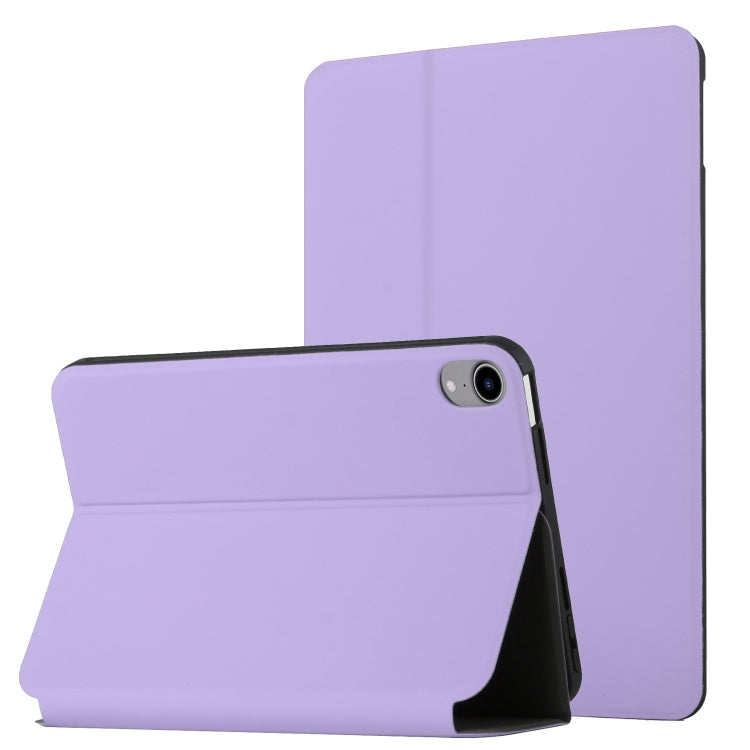 For iPad mini 6 Dual-Folding Horizontal Flip Tablet Case with Holder & Sleep / Wake-up Function