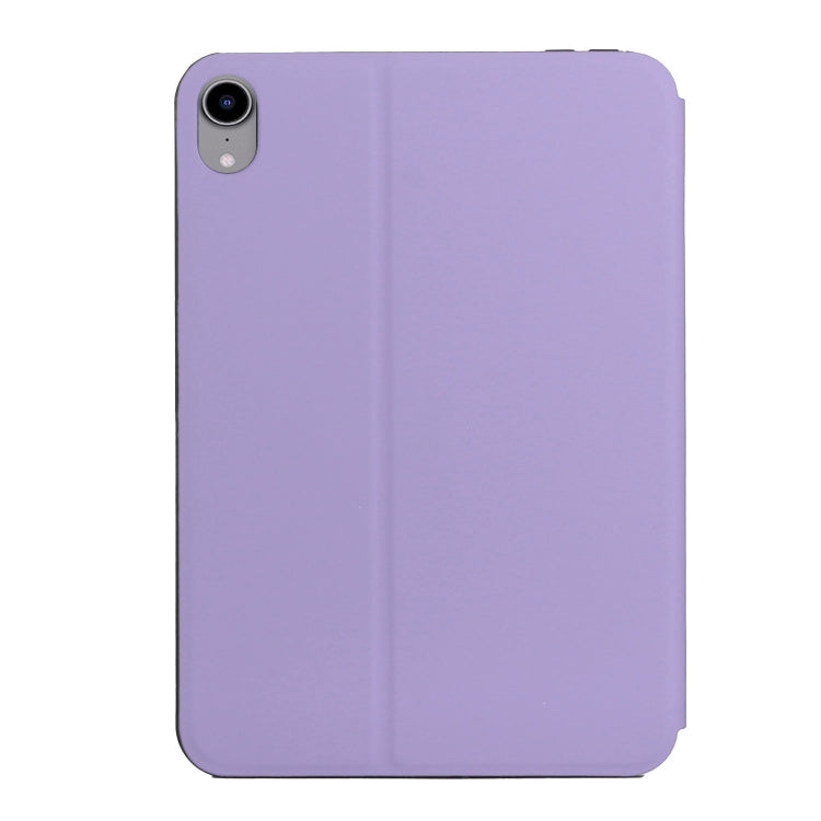 For iPad mini 6 Dual-Folding Horizontal Flip Tablet Case with Holder & Sleep / Wake-up Function