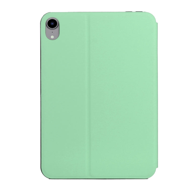 For iPad mini 6 Dual-Folding Horizontal Flip Tablet Case with Holder & Sleep / Wake-up Function