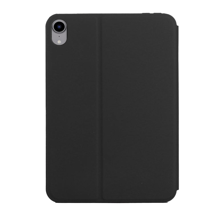 For iPad mini 6 Dual-Folding Horizontal Flip Tablet Case with Holder & Sleep / Wake-up Function