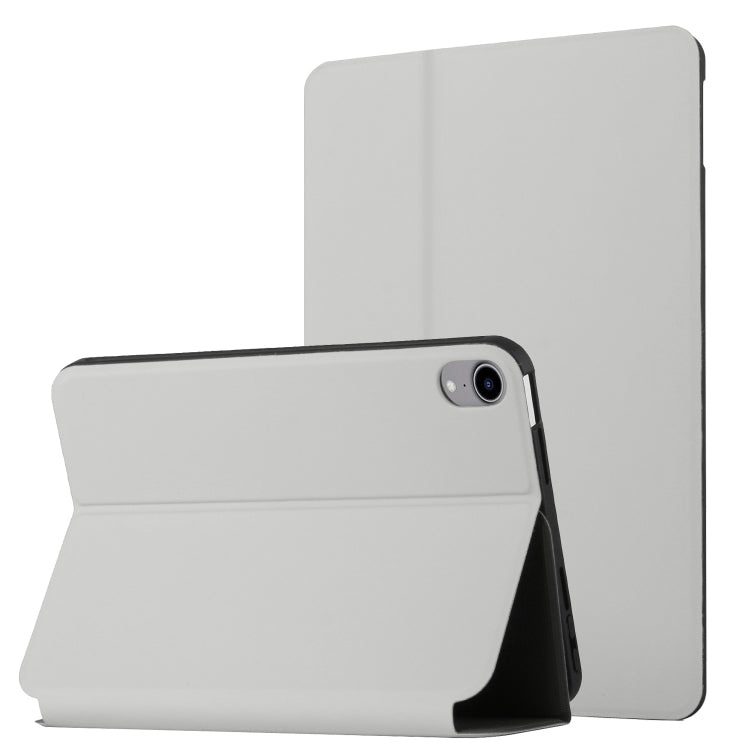 For iPad mini 6 Dual-Folding Horizontal Flip Tablet Case with Holder & Sleep / Wake-up Function