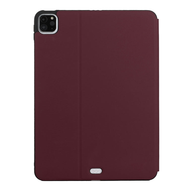 For iPad Pro 11 2020 & 2018 Dual-Folding Horizontal Flip Tablet Leather Tablet Case with Holder & Sleep / Wake-up Function