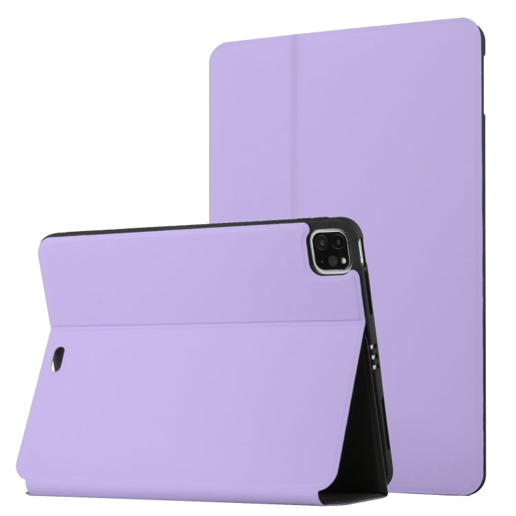 For iPad Pro 11 2020 & 2018 Dual-Folding Horizontal Flip Tablet Leather Tablet Case with Holder & Sleep / Wake-up Function