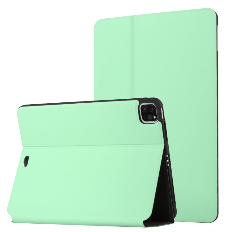 For iPad Pro 11 2020 & 2018 Dual-Folding Horizontal Flip Tablet Leather Tablet Case with Holder & Sleep / Wake-up Function