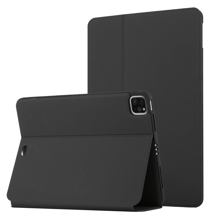 For iPad Pro 11 2020 & 2018 Dual-Folding Horizontal Flip Tablet Leather Tablet Case with Holder & Sleep / Wake-up Function