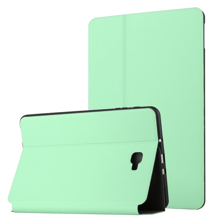 For Samsung Galaxy Tab A 10.1 T580/T585C Dual-Folding Horizontal Flip Tablet Leather Case with Holder