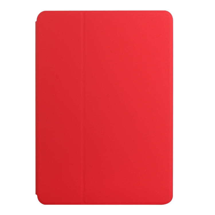 For Samsung Galaxy Tab A7 10.4 T500 Dual-Folding Horizontal Flip Tablet Leather Case with Holder & Sleep / Wake-up Function